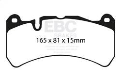 EBC Brakes - EBC Brakes DP41591R Yellowstuff Street And Track Brake Pads - Image 1