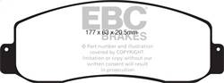 EBC Brakes - EBC Brakes DP41777R Yellowstuff Street And Track Brake Pads - Image 1