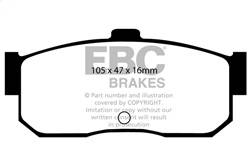 EBC Brakes - EBC Brakes DP4889R Yellowstuff Street And Track Brake Pads - Image 1