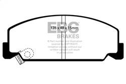 EBC Brakes - EBC Brakes DP4911R Yellowstuff Street And Track Brake Pads - Image 1