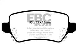 EBC Brakes - EBC Brakes DP41447R Yellowstuff Street And Track Brake Pads - Image 1