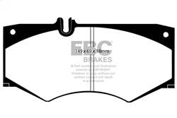 EBC Brakes - EBC Brakes DP4413R Yellowstuff Street And Track Brake Pads - Image 1