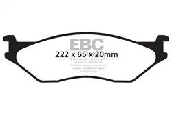 EBC Brakes - EBC Brakes DP41653R Yellowstuff Street And Track Brake Pads - Image 1