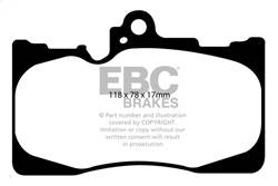 EBC Brakes - EBC Brakes DP41589R Yellowstuff Street And Track Brake Pads - Image 1