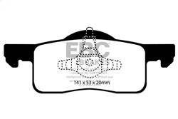 EBC Brakes - EBC Brakes DP41652R Yellowstuff Street And Track Brake Pads - Image 1