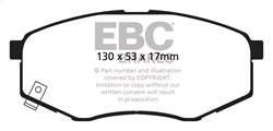 EBC Brakes - EBC Brakes DP41866R Yellowstuff Street And Track Brake Pads - Image 1