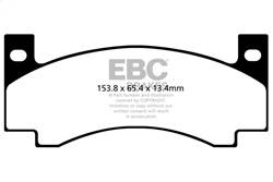 EBC Brakes - EBC Brakes DP41176R Yellowstuff Street And Track Brake Pads - Image 1