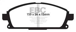 EBC Brakes - EBC Brakes DP41861R Yellowstuff Street And Track Brake Pads - Image 1