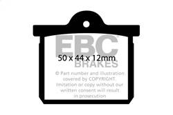 EBC Brakes - EBC Brakes UD2137 Ultimax OEM Replacement Brake Pads - Image 1