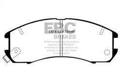 EBC Brakes - EBC Brakes UD399 Ultimax OEM Replacement Brake Pads - Image 1