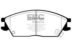 EBC Brakes - EBC Brakes UD497 Ultimax OEM Replacement Brake Pads - Image 1