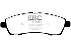 EBC Brakes - EBC Brakes UD757 Ultimax OEM Replacement Brake Pads - Image 1