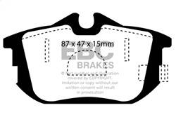 EBC Brakes - EBC Brakes UD838 Ultimax OEM Replacement Brake Pads - Image 1