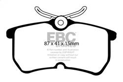 EBC Brakes - EBC Brakes UD886 Ultimax OEM Replacement Brake Pads - Image 1