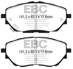 EBC Brakes - EBC Brakes UD2065 Ultimax OEM Replacement Brake Pads - Image 1