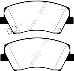 EBC Brakes - EBC Brakes UD1912 Ultimax OEM Replacement Brake Pads - Image 1