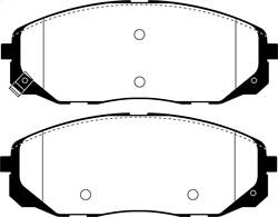 EBC Brakes - EBC Brakes UD1814 Ultimax OEM Replacement Brake Pads - Image 1