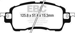 EBC Brakes - EBC Brakes UD1852 Ultimax OEM Replacement Brake Pads - Image 1