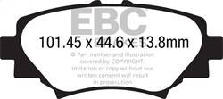 EBC Brakes - EBC Brakes UD1729 Ultimax OEM Replacement Brake Pads - Image 1