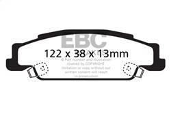 EBC Brakes - EBC Brakes UD9221 Ultimax OEM Replacement Brake Pads - Image 1