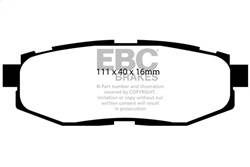 EBC Brakes - EBC Brakes UD1124 Ultimax OEM Replacement Brake Pads - Image 1