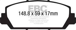 EBC Brakes - EBC Brakes UD1625 Ultimax OEM Replacement Brake Pads - Image 1