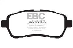 EBC Brakes - EBC Brakes UD14541 Ultimax OEM Replacement Brake Pads - Image 1