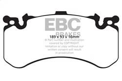 EBC Brakes - EBC Brakes DP32158C Redstuff Ceramic Low Dust Brake Pads - Image 1