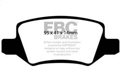 EBC Brakes - EBC Brakes DP31438C Redstuff Ceramic Low Dust Brake Pads - Image 1