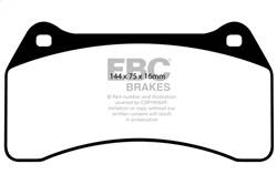 EBC Brakes - EBC Brakes DP31462C Redstuff Ceramic Low Dust Brake Pads - Image 1