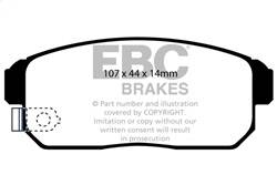 EBC Brakes - EBC Brakes DP31691C Redstuff Ceramic Low Dust Brake Pads - Image 1