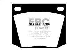 EBC Brakes - EBC Brakes DP3169C Redstuff Ceramic Low Dust Brake Pads - Image 1