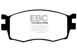 EBC Brakes - EBC Brakes DP31768C Redstuff Ceramic Low Dust Brake Pads - Image 1