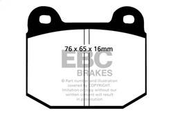 EBC Brakes - EBC Brakes DP3197C Redstuff Ceramic Low Dust Brake Pads - Image 1