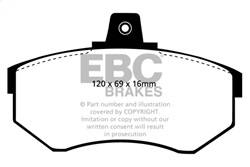 EBC Brakes - EBC Brakes DP3369/2C Redstuff Ceramic Low Dust Brake Pads - Image 1