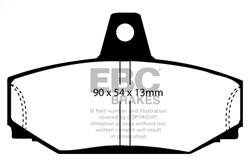 EBC Brakes - EBC Brakes DP3793C Redstuff Ceramic Low Dust Brake Pads - Image 1