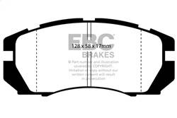 EBC Brakes - EBC Brakes DP3966C Redstuff Ceramic Low Dust Brake Pads - Image 1