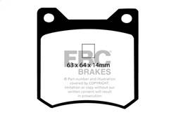 EBC Brakes - EBC Brakes DP3162C Redstuff Ceramic Low Dust Brake Pads - Image 1