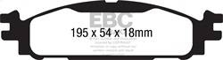 EBC Brakes - EBC Brakes DP31873C Redstuff Ceramic Low Dust Brake Pads - Image 1