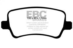 EBC Brakes - EBC Brakes DP21934 Greenstuff 2000 Series Sport Brake Pads - Image 1