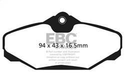 EBC Brakes - EBC Brakes DP21624 Greenstuff 2000 Series Sport Brake Pads - Image 1