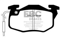 EBC Brakes - EBC Brakes DP2545 Greenstuff 2000 Series Sport Brake Pads - Image 1