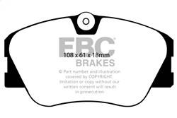 EBC Brakes - EBC Brakes DP2577 Greenstuff 2000 Series Sport Brake Pads - Image 1