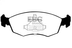 EBC Brakes - EBC Brakes DP2605/2 Greenstuff 2000 Series Sport Brake Pads - Image 1