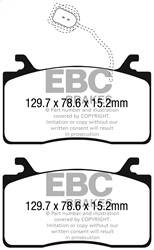 EBC Brakes - EBC Brakes DP22325 Greenstuff 2000 Series Sport Brake Pads - Image 1