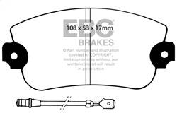 EBC Brakes - EBC Brakes DP2230 Greenstuff 2000 Series Sport Brake Pads - Image 1