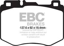 EBC Brakes - EBC Brakes DP22210 Greenstuff 2000 Series Sport Brake Pads - Image 1