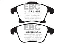 EBC Brakes - EBC Brakes DP22159 Greenstuff 2000 Series Sport Brake Pads - Image 1