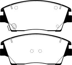 EBC Brakes - EBC Brakes DP43053R Yellowstuff Street And Track Brake Pads - Image 1