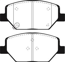 EBC Brakes - EBC Brakes DP43065R Yellowstuff Street And Track Brake Pads - Image 1